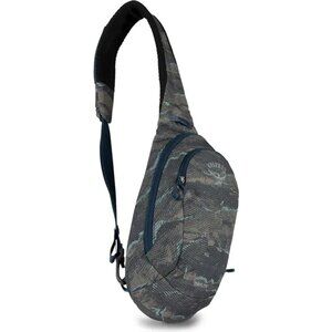 OSPREY DAYLITE WATER REPELLANT SLING BACKPACK HIKING COMMUTE BAG DARK SEA PRINT